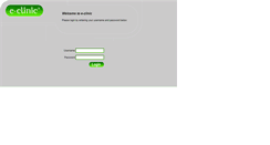 Desktop Screenshot of e-clinic2.com