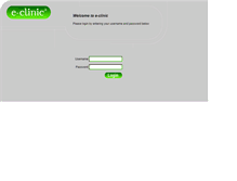 Tablet Screenshot of e-clinic2.com
